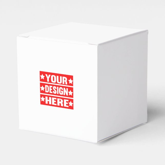 Your Design Here Custom  Favor Box (Front Side)