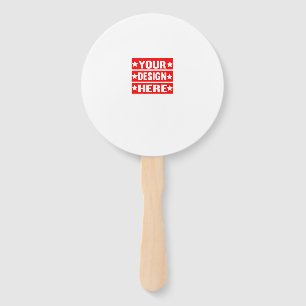 Your Design Here Custom  Hand Fan