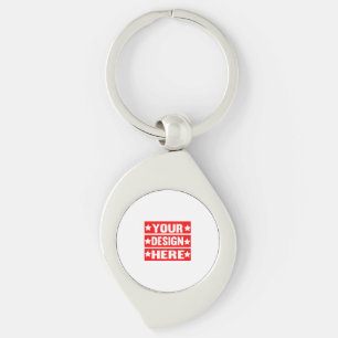 Your Design Here Custom Keychain