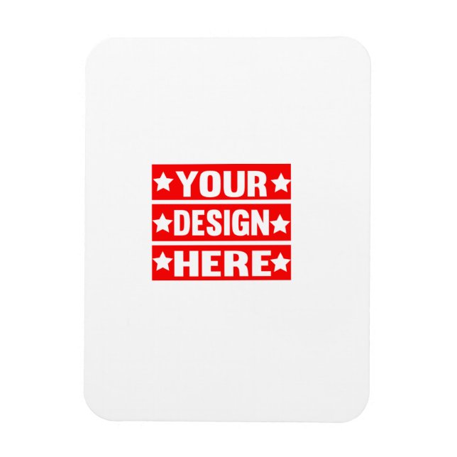 Your Design Here Custom  Magnet (Vertical)