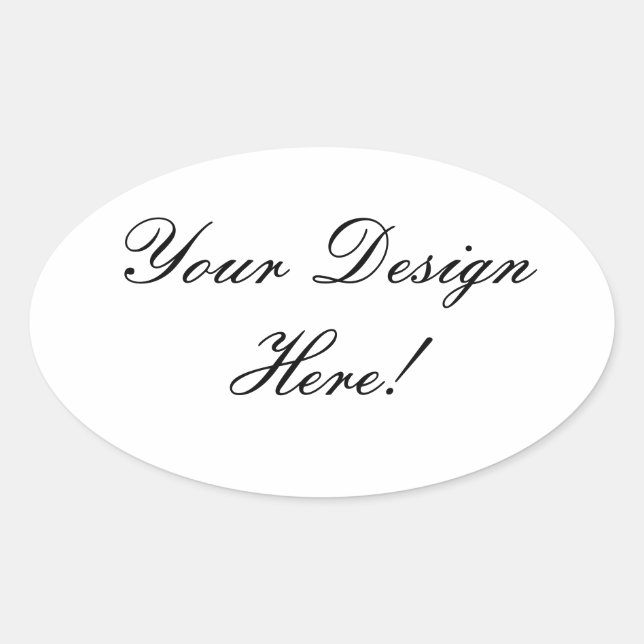 Your Design Here! Customizable Wedding Stickers (Front)