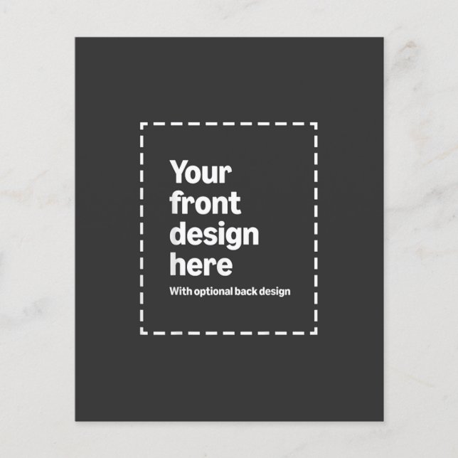 Your Design Here Flyer (Front)