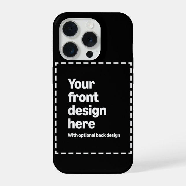Your Design Here iPhone Case (Back)
