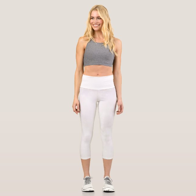 Your Design Here - Personalized Capri Leggings (Front)