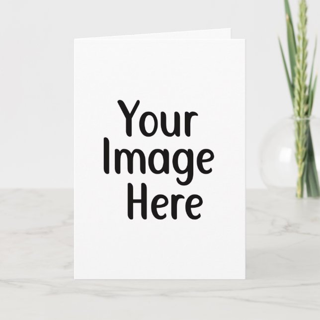 Your Design Here Personalized Card (Front)