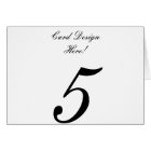 Your Design Here! Wedding Table Number