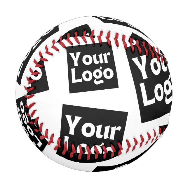 Your Design or Business Logo | Random Placement Baseball (Front Left)