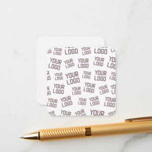 Your Design or Business Logo Random Placement Enclosure Card