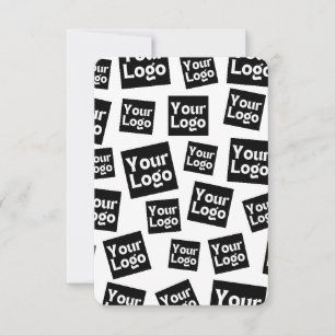 Your Design or Business Logo   Random Placement Invitation