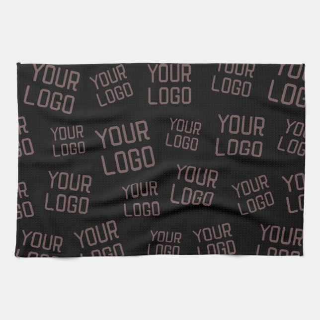 Your Design or Business Logo | Random Placement Kitchen Towel (Horizontal)