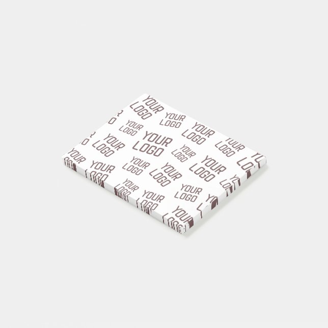 Your Design or Business Logo | Random Placement Post-it Notes (Angled)