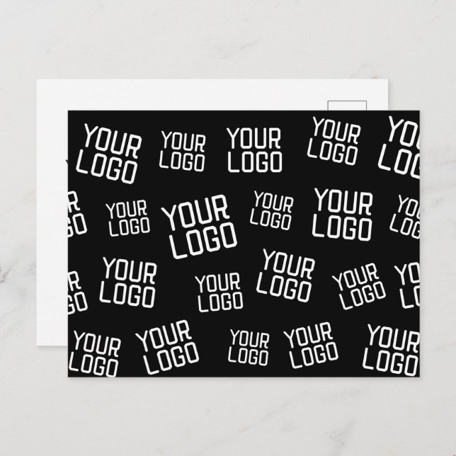 Your Design or Business Logo | Random Placement Postcard (Front/Back)