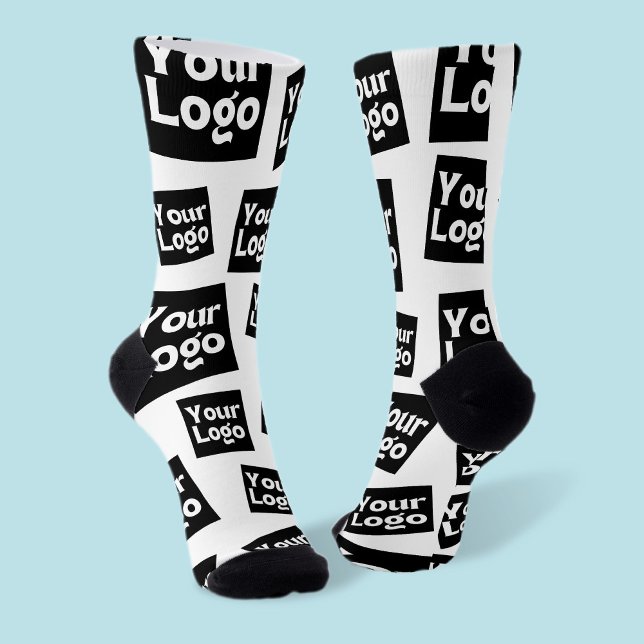 Your Design or Business Logo | Random Placement Socks (Creator Uploaded)