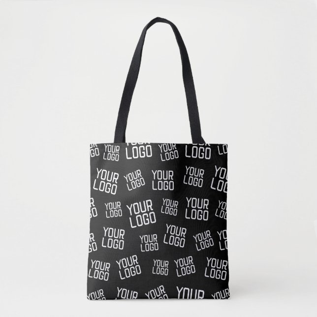 Your Design or Business Logo | Random Placement Tote Bag (Front)