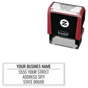 Your Design Personalized Address Stamp Template