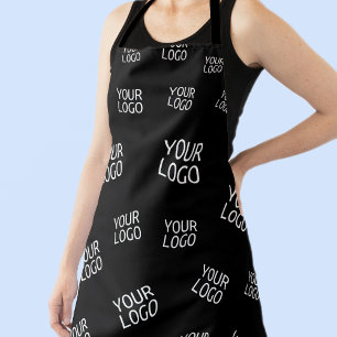 Your Design, Photo or Business Logo Randomly Tiled Apron