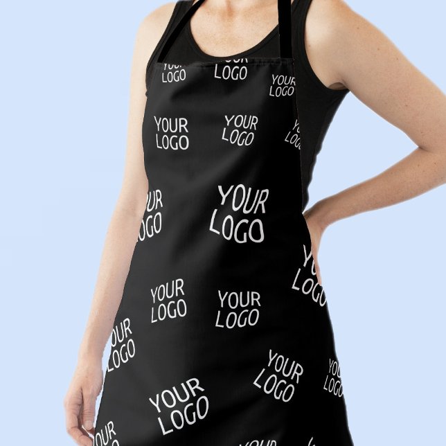 Your Design, Photo or Business Logo Randomly Tiled Apron (Creator Uploaded)