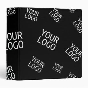 Your Design, Photo or Business Logo Randomly Tiled Binder