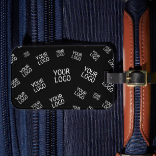 Your Design, Photo or Business Logo Randomly Tiled Luggage Tag