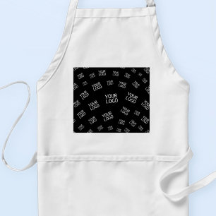 Your Design, Photo or Business Logo Randomly Tiled Standard Apron