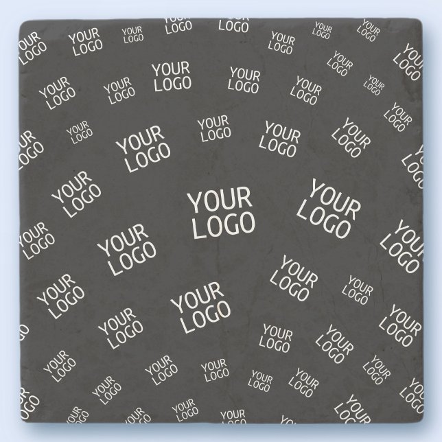 Your Design, Photo or Business Logo Randomly Tiled Stone Coaster (Creator Uploaded)