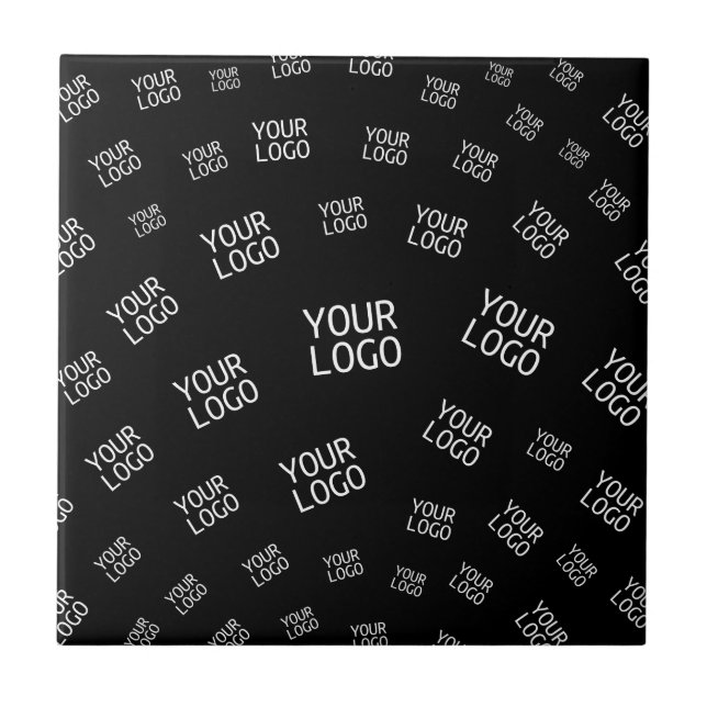 Your Design, Photo or Business Logo Randomly Tiled Tile (Front)