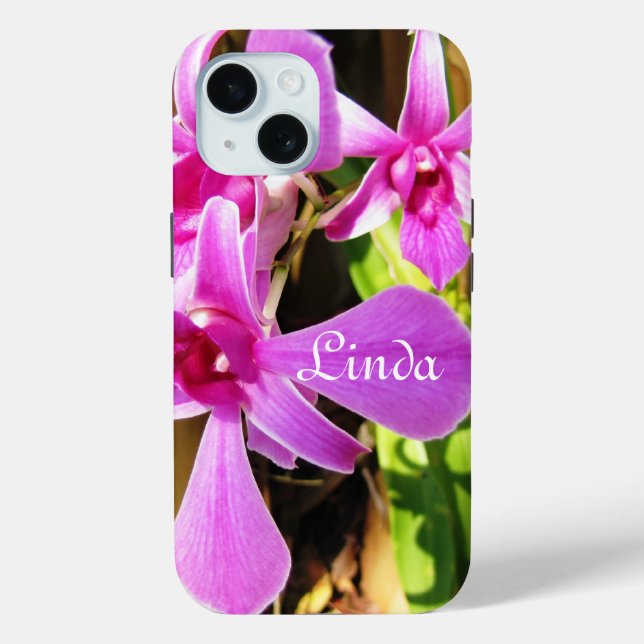 Your Design Pink Orchid  Case-Mate iPhone Case (Back)
