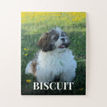 Your dog Name Photo Custom puppy Jigsaw Puzzle<br><div class="desc">Personalize this puzzle with your favourite photo of your pet (dog,  cat,  etc.). A fun gift for the dog lover,  cat lover. Seeing their pet in puzzle form with a special picture is a  welcomed keepsake.</div>