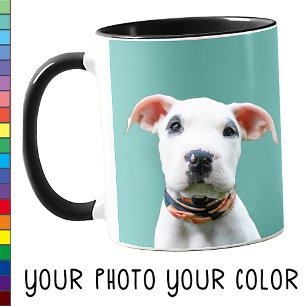Your Dog Photo Custom Colour Cute Gift Mom Dad Mug