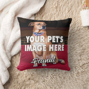 Your Dog Photo Throw Pillow