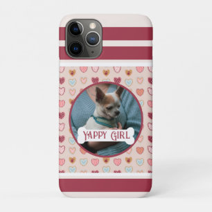 Your Dog Photo Valentine Heart iPhone 11 Pro Case 