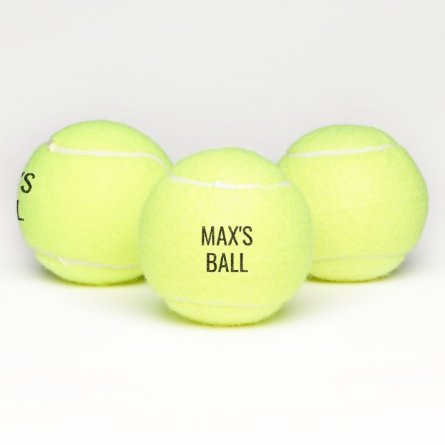 Your dog's name personalized tennis ball (Multi)