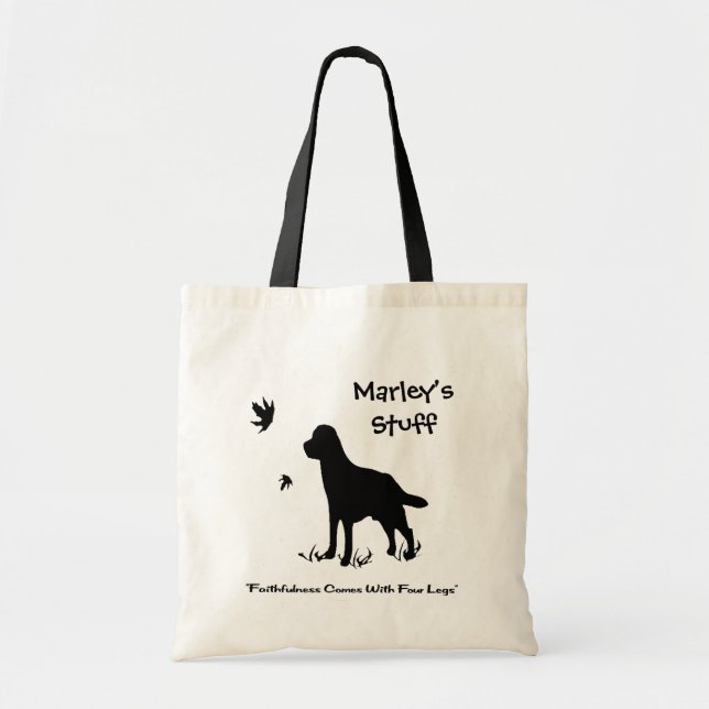 Your Dogs Personalized Double Sided Tote Bag (Front)