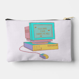 Your Email Is Not Finding Me Well Funny Retro Accessory Pouch