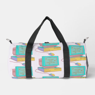 Your Email Is Not Finding Me Well Funny Retro Duffle Bag