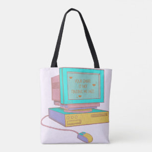 Your Email Is Not Finding Me Well Funny Retro Tote Bag