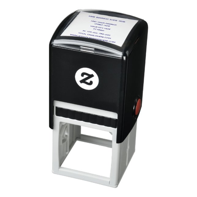 Your Email Phone Website Address Stamp Template (Product)