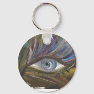your eye is the mirror of your soul keychain