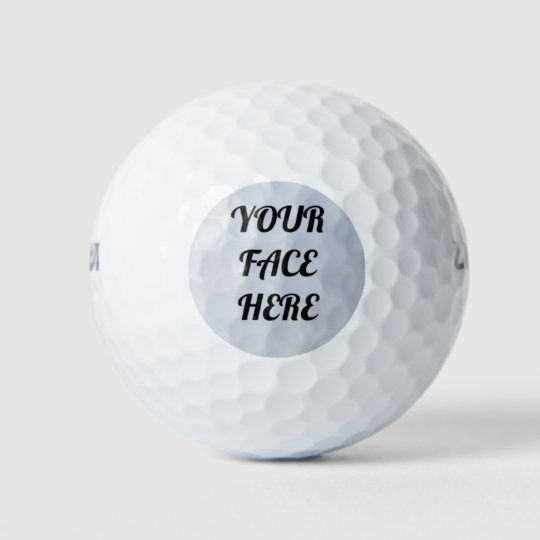 YOUR FACE custom golf ball!!!! Golf Balls Zazzle.ca