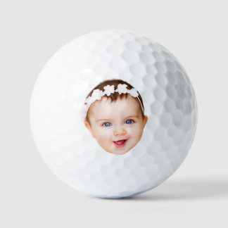 Your Face Custom Image Groomsman Golf Funny Golf  Balls