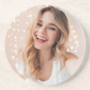 Your face on a birthday coaster