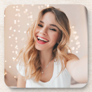 Your face on a birthday coaster