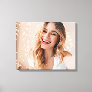 Your face on a birthday personalised canvas print