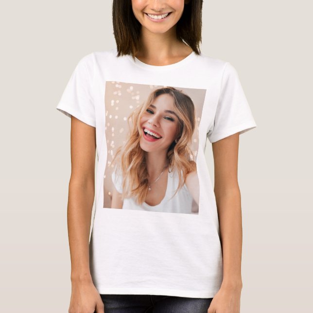 Your face on a birthday personalized T-Shirt (Front)