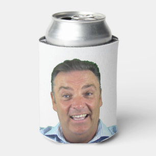 Your Face on a Custom Beer Can Cooler Sleeve