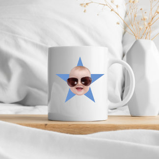 Your Face Star Funny Gift For Him Christmas Gift   Coffee Mug