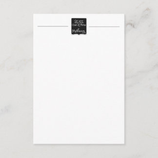 Your family crest on letters and invitation cards