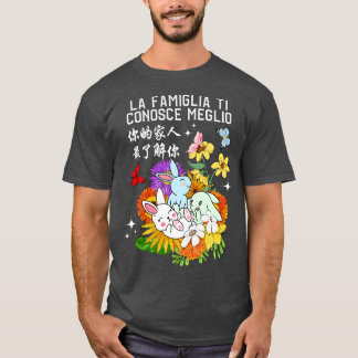 Your Family Knows You Best Kawaii Rabbit 3 T-Shirt