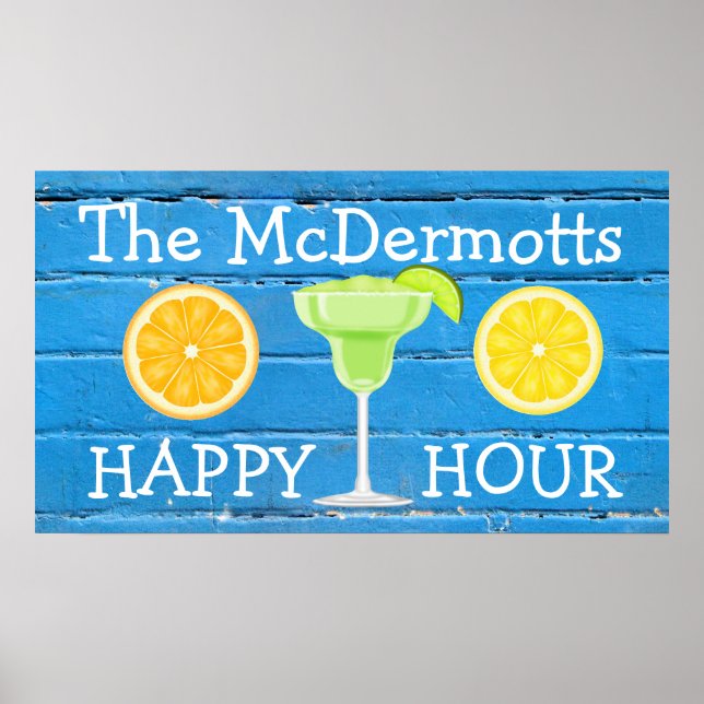Your Family Name - Your Happy Hour! Poster (Front)