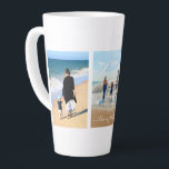 Your Family Photo Collage Latte Mug with Text<br><div class="desc">I Love My Family - Latte Mugs with Custom Photo Collage Family Love Personalized Text - Mother / Father / Kids / Parents / Couple - Modern Custom Photos Unique Your Own Design - Special Family / Friends or Personal Latte Mug Gift - Add Your Photos / or Text -...</div>